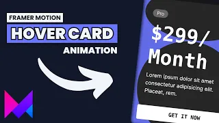 Squishy Hover Card Effect with React, TailwindCSS and Framer Motion