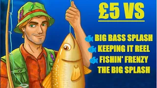 £5 🆚BIG BASS SPLASH🆚BIG BASS KEEPING IT REEL🆚FISHIN' FRENZY THE BIG SPLASH🐟 - Subscriber Requests