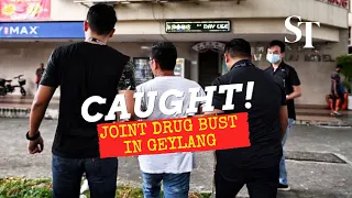 Joint raid in Geylang leads to chase and seizure of illegal drugs