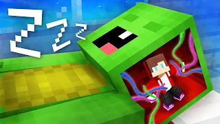 How JJ Control SLEEPING Mikey in Minecraft? (Maizen)