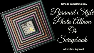 How To Make Pyramid Card / Pyramid Photo Album / Pyramid Style Scrapbook / Best Homemade Cards