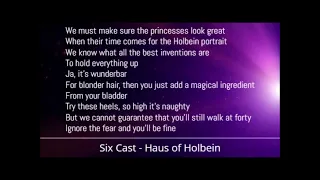 Six Cast - Haus of Holbein (Lyrics)