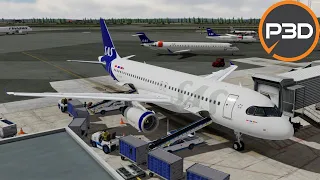 P3D V5 Fullflight - SAS FSL A320 - Gothenburg - Stockholm (ESGG-ESSA)