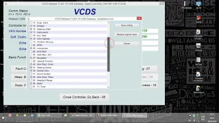 How to check Can Gateway Instalation List with VCDS - VW/Audi/Seat/Skoda