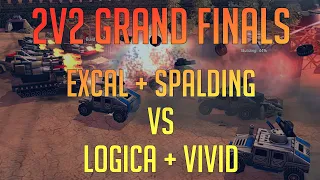 LIVE | 2v2 Tournament Grand Finals | Excal/Spalding vs Logica/Vivid | Generals Zero Hour