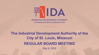 Industrial Development Authority Board Meeting – May 9, 2024