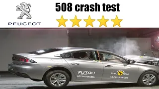Peugeot 508 crash test by euroncap good car ⭐⭐⭐⭐⭐⭐🚗🙏