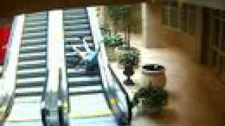 Old Man Falls on Escalator Original