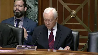 Chairman Hatch Opens Hearing on How the Multiemployer Pension System Affects Stakeholders