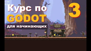 Godot урок 3 (Создаем персонажа) Курс для Новичков: Создание Игр С нуля,  #godot #gamedev #games