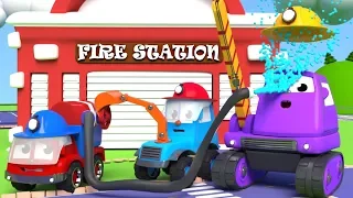 FRIENDS ON WHEELS EP 38 - MIGHTY MACHINES FIREFIGHTERS IN ACTION
