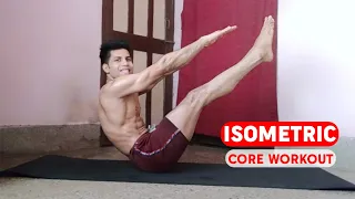 ISOMETRIC CORE WORKOUT On The Floor | Build Shredded Abs And Strong Core At Home