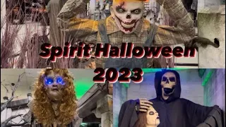 Spirit Halloween 2023 Video Walkthrough | BEST setup yet! | Animatronics, Props, Characters, & more!