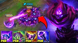 Malzahar but I have the most Magic Pen possible and my voidlings solo kill you