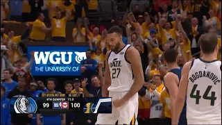 Rudy Gobert CLUTCH Alley Oop Dunk to Beat Mavs in Game 4!