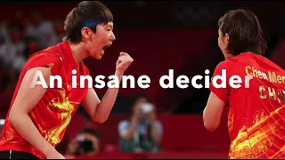 Insane decider: Chen Meng VS Wang Manyu #Chenmeng #Wangmanyu #Table_Tennis