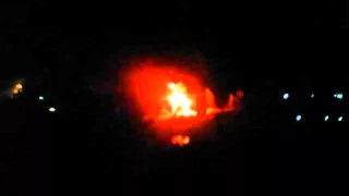 КамАЗ с рыбой дотла сгорел в Долинском районе