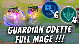 ODETTE TANK MODE FULL MAGIC ITEM !! 3 STAR WANWAN ELIMINATED !! MAGIC CHESS MOBILE LEGENDS