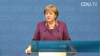 Angela Merkel: „Annegret Kramp-Karrenbauer ist einen mutigen Weg gegangen"