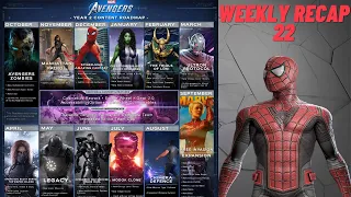 SPIDER-MAN REVEAL DATE | WHAT TO EXPECT ON NEW ROADMAP | MARVEL'S AVENGERS WEEKLY RECAP #22