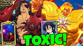 TAUNT TROLL FRAUDRIN IS A NIGHTMARE!! NEW ANNOYING ESCANOR TEAM! | Seven Deadly Sins: Grand Cross