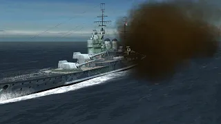 Atlantic Fleet HMS Renown VS Scharnhorst.