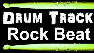Hard Rock Drum Beat 130 BPM Drum Track For Bass Guitar Backing Tracks Jam Along