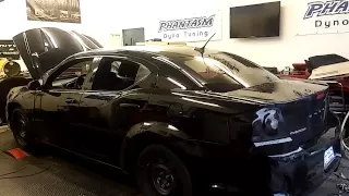 2013 2.4l dodge avenger dyno with 4-2-1headers