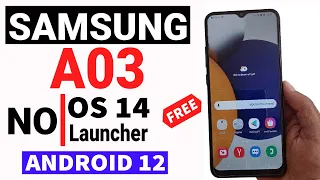 Samsung A03 Frp Bypass Android 12 | No Install OS14 Launch/No *#0*# Without PC | A035F Frp Unlock