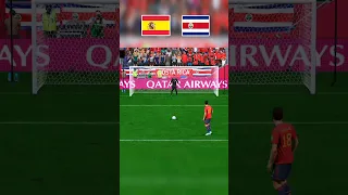 Spain 🇪🇸 vs 🇨🇷 Costa Rica | FIFA World Cup Qatar | FIFA 23 #shorts
