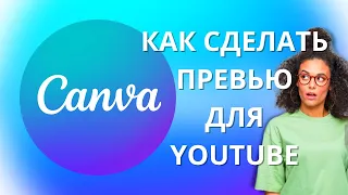 Как сделать превью для ЮТУБ? Превью как у Ютуберов с помощью CANVA!