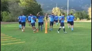 Complete soccer  training warm up....3