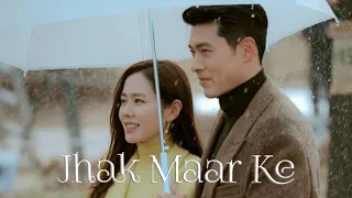 Jhak Maar Ke/Crash Landing On You/Korean Mix Hindi Song/Korean Drama🥰