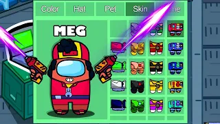 Meg in Among Us ◉ funny animation - 1000 iQ impostor