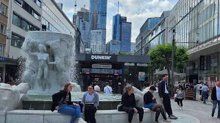 FRANKFURT/Walk Near the Eschenheim Gate/Wochenmarkt on Konstablerwache