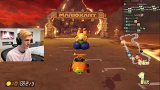 xQc Shows His Dominance Over Stream Snipers in Mario Kart