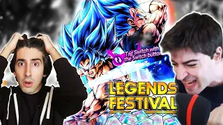 DUAL PULL *IMPERDIBILE* per GOKU & VEGETA LF w/ GiosephTheGamer su DRAGON BALL LEGENDS SUMMON ITA