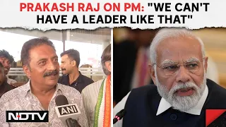 Actor Prakash Raj's Swipe At PM Modi Over Manmohan Singh's 2006 Speech Remarks