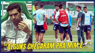 "SE SENTIRAM AMEAÇADOS..." ABEL REVELA QUE JOGADORES PEDIRAM PRA SAIR DO PALMEIRAS POR PRESSÃO