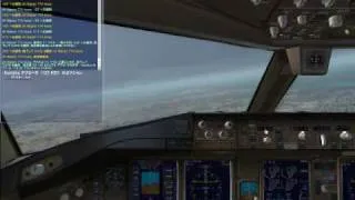 FSX POSKY 777-200ER Hard Landing in Komatsu Airport