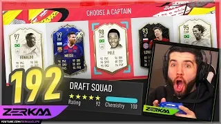 I Got A 192 Draft On Stream and this happened... (FIFA 20 Draft)