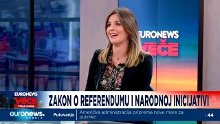 Katarina Golubović o Zakonu o referendumu za Euronews Srbija (24.11.2021.)