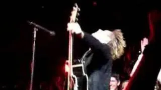Bon Jovi plays Blaze of Glory in the crowd (ending)