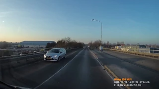 Dashcam Assen  Europaweg Fokkerstraat