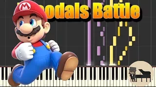 Broodals Battle (Bowser's Kingdom) - Super Mario Odyssey [Piano Tutorial] (Synthesia) HD Cover