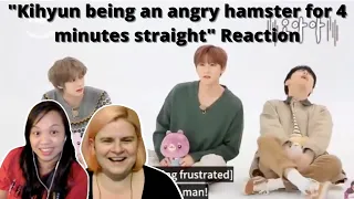 Kihyun being an angry hamster for 4 minutes straight | A Monsta X Reaction