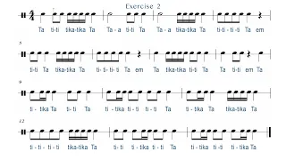 BASIC RHYTHM EXERCISE #musiclessons