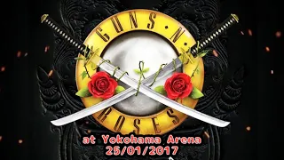 GUNS N' ROSES JAPAN TOUR2017 AT YOKOHAMA ARENA 25/01/2017