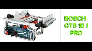 Unboxing Bosch GTS 10J Pro Table Saw.