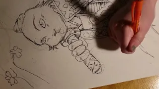 Drawing Jak's Exclusive Usagi Yojimbo Cover